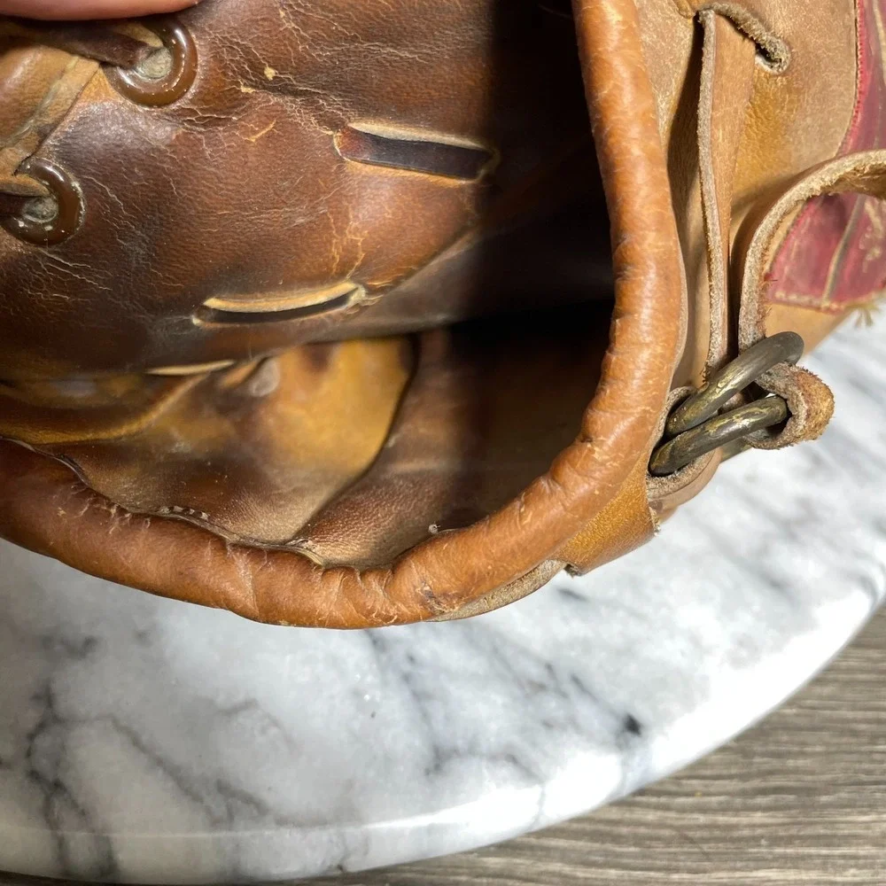 Vintage Rawlings Heart of‎ Hide Baseball Glove XFG 7 Billy Williams 60s LHT
